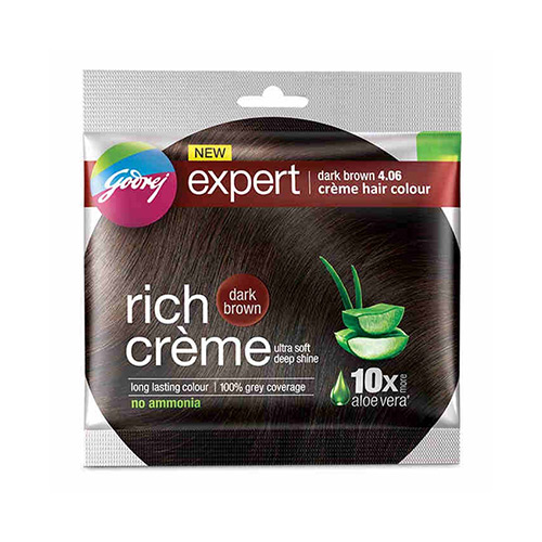 Godrej Expert Rich Creme Hair 4.06 Colour Dark Brown